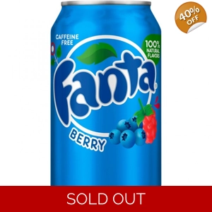 Fanta Berry Soda - 355ml Can American Soft Drink